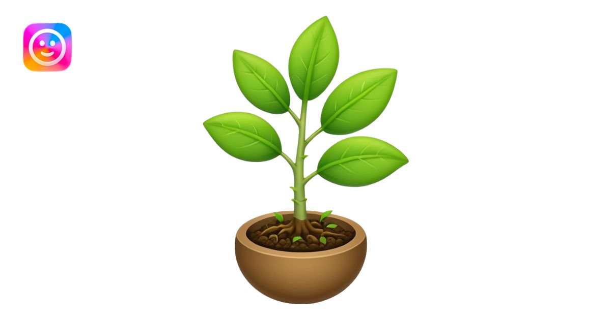 Plant growting emoji | AI Emoji Generator