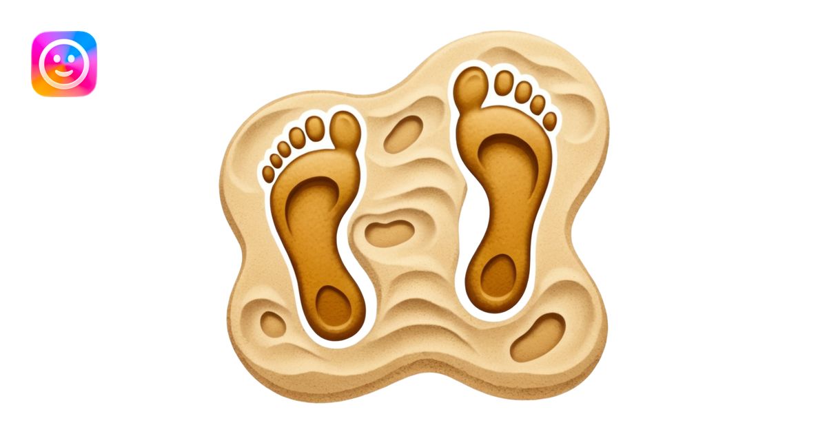 Footprints emoji | AI Emoji Generator