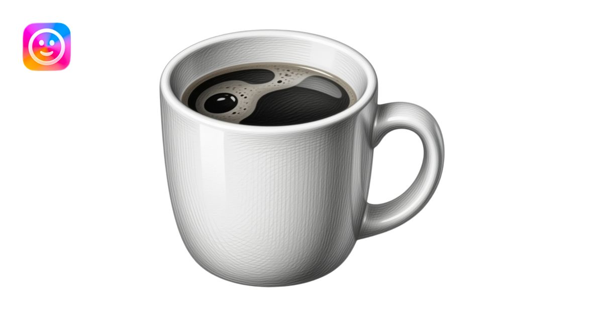 Coffee cup, graphite pencil drawing, individual hatch marks visible ...