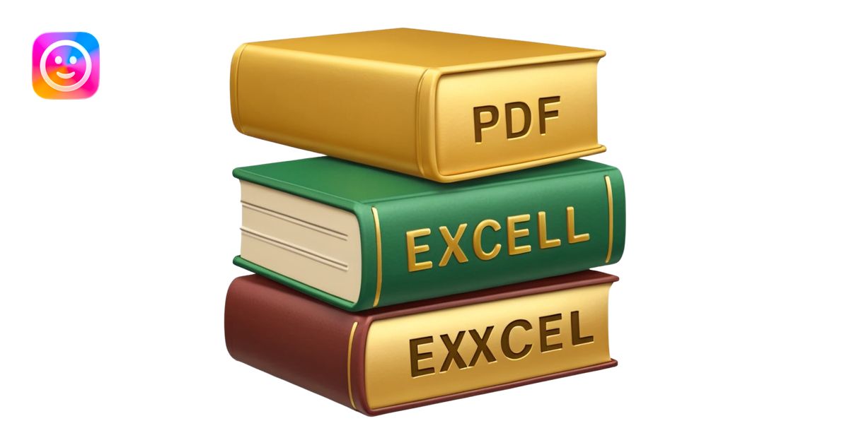 I want to be create a emojis of real symbol of word, ppt, pdf, excel ...