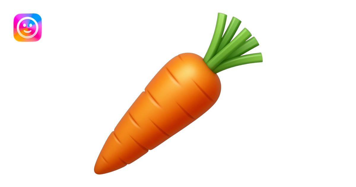 Carrot emoji | AI Emoji Generator