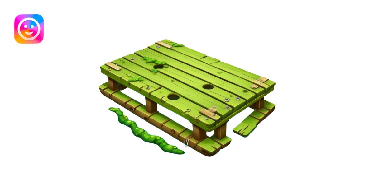 A sunken raft emoji | AI Emoji Generator