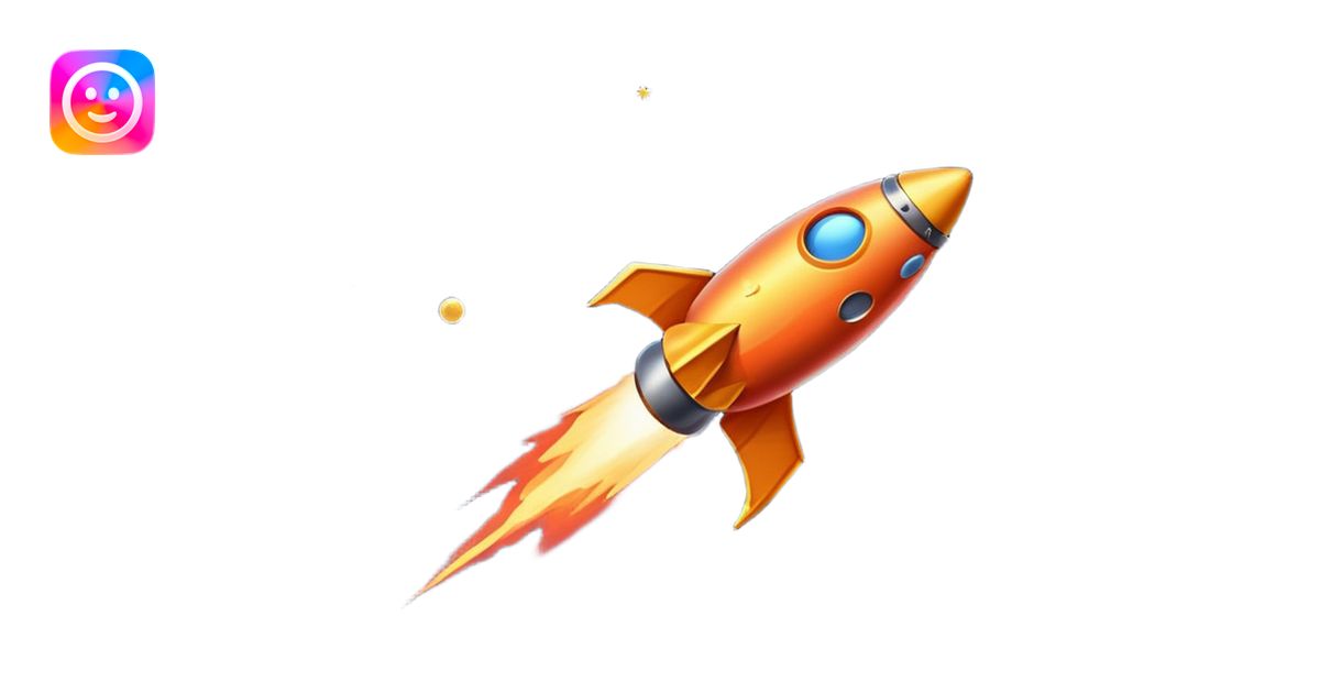meteor similar to comet without a face transparent emoji | AI Emoji ...