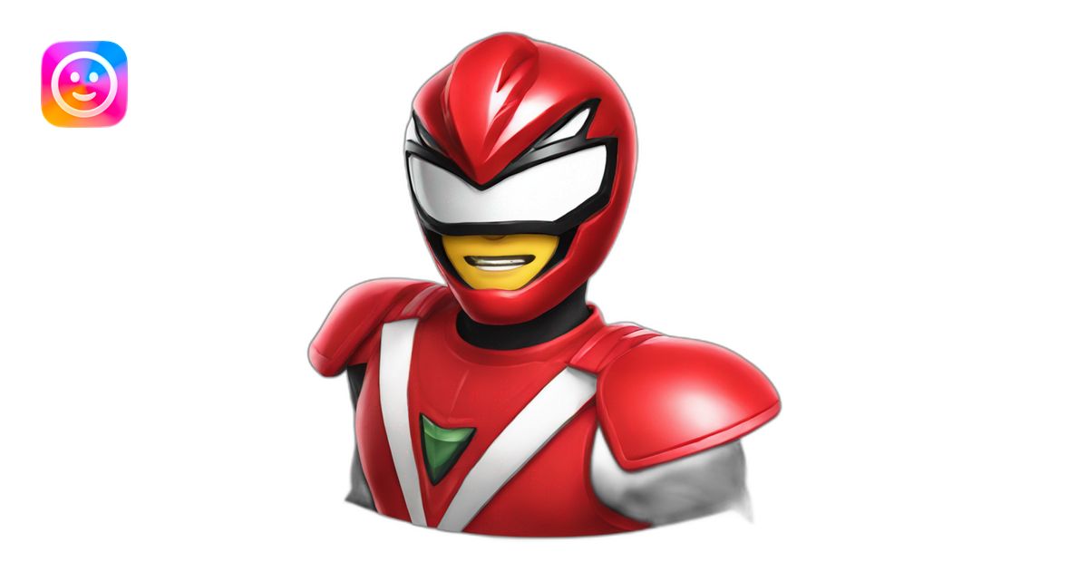 evil power ranger red emoji | AI Emoji Generator