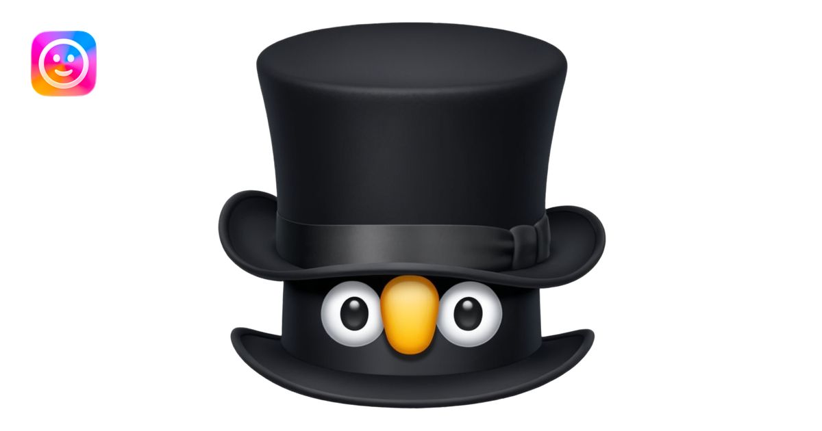 top hat emoji | AI Emoji Generator