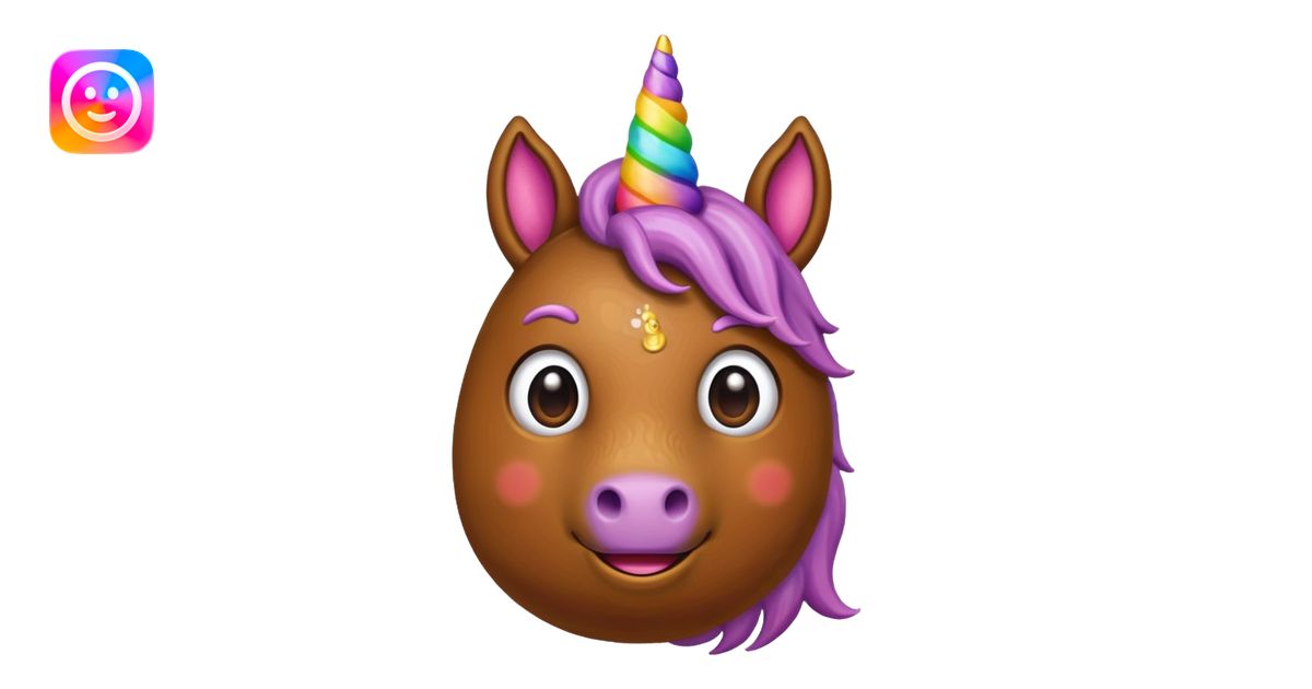 Poop unicorn emoji AI Emoji Generator