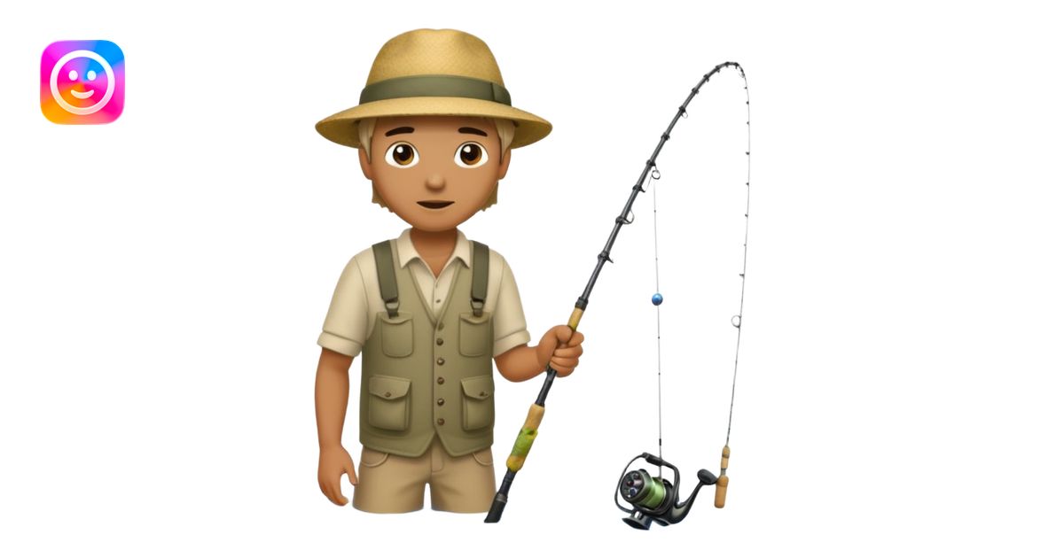 man casting a fishing rod emoji | AI Emoji Generator