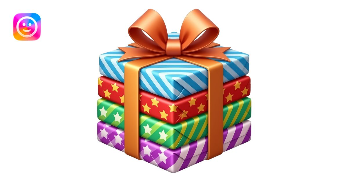 wrapping papers emoji | AI Emoji Generator