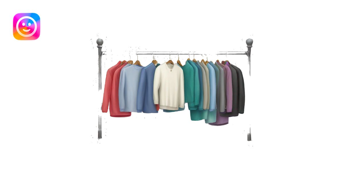 clothing rack emoji | AI Emoji Generator