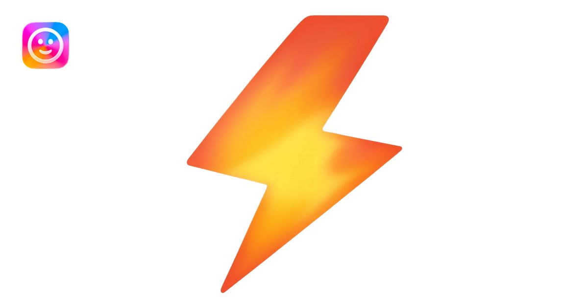 fire lightning emoji | AI Emoji Generator