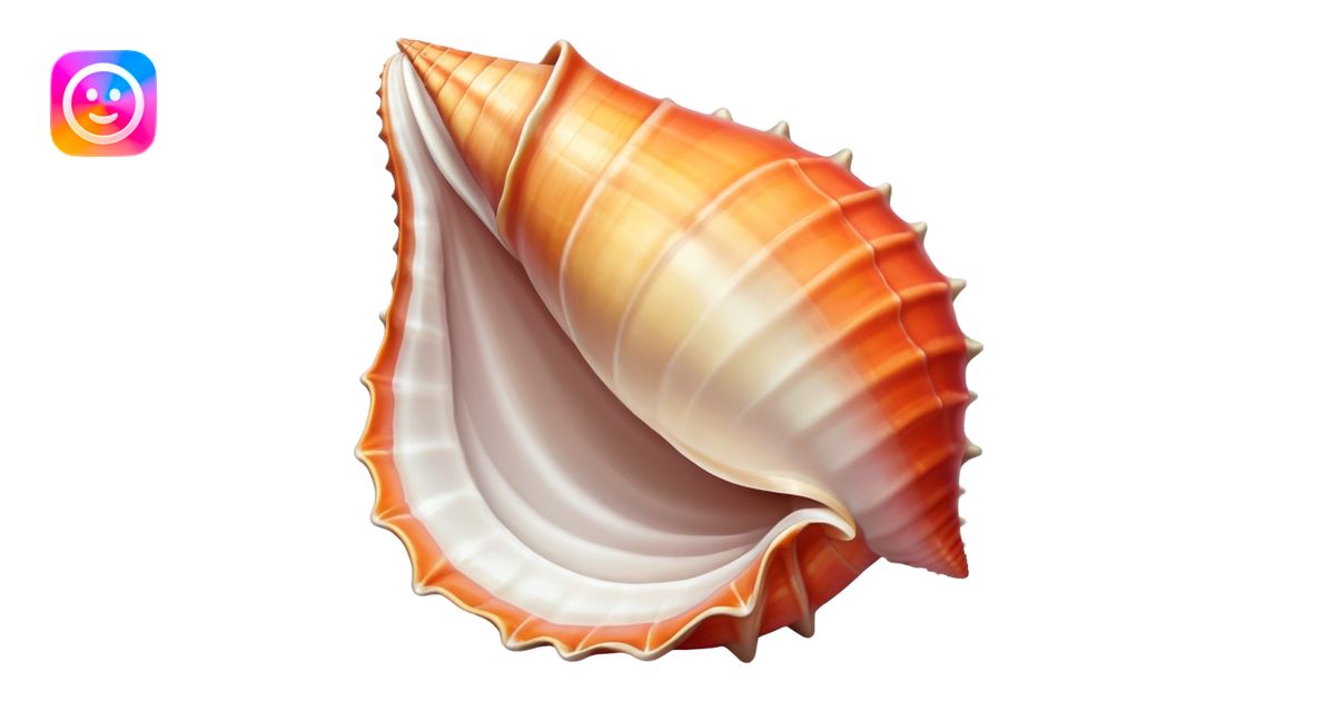 Conch emoji | AI Emoji Generator