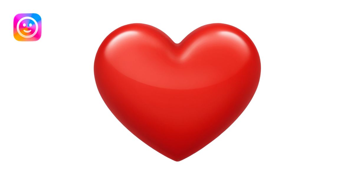 Heart emoji | AI Emoji Generator