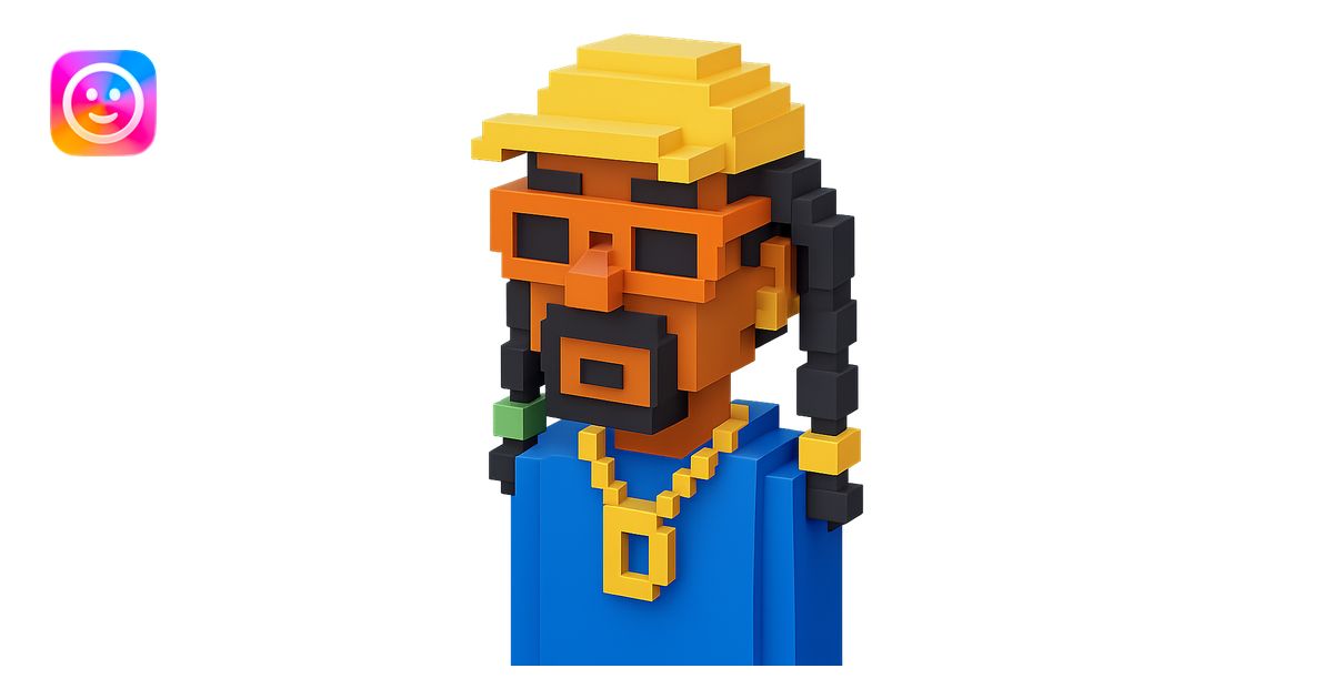 Snoop Dogg rapper 3D illustration | AI Emoji Generator