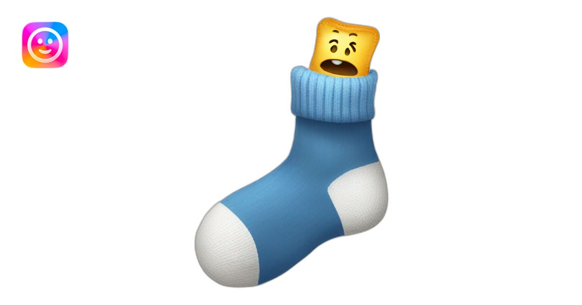 smelly sock emoji | AI Emoji Generator