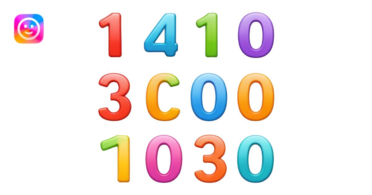 Numbers 1-10 emoji | AI Emoji Generator