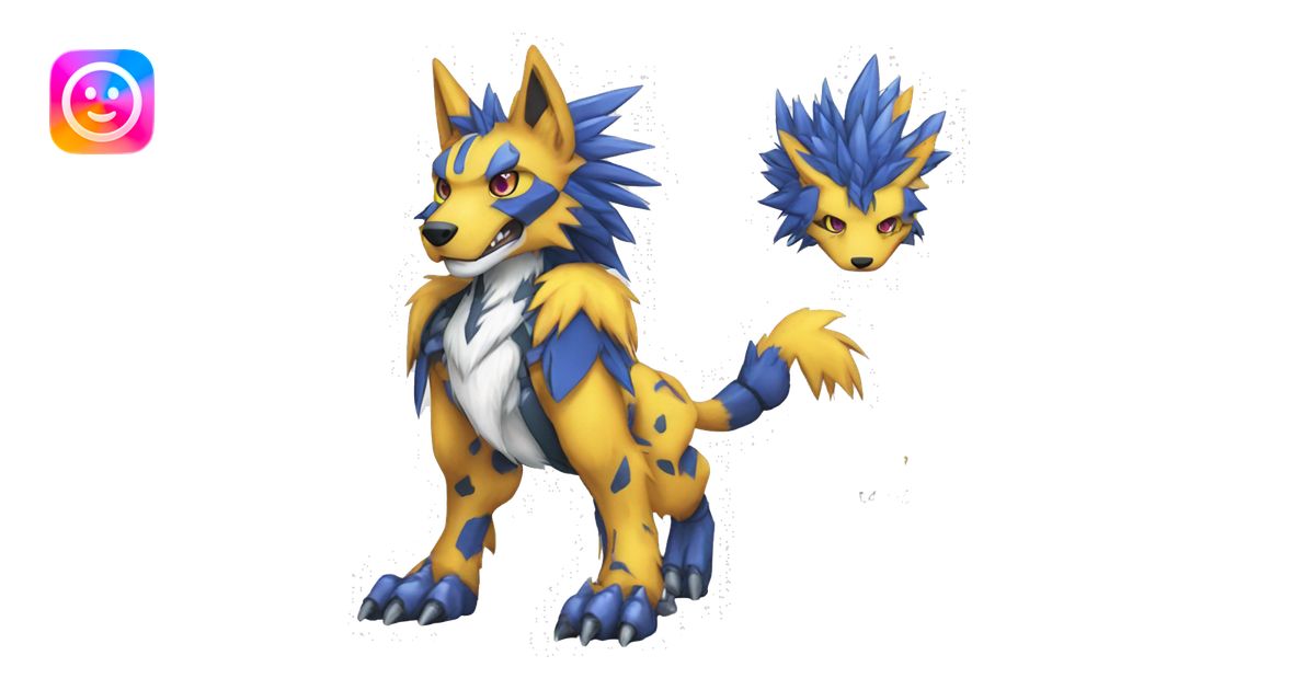 Cool Edgy Digimon-Fakemon-Garurumon-Loogamon-Dorulumon-Wolf with edgy ...