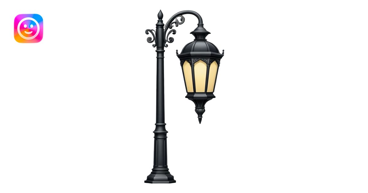 Street lamp emoji | AI Emoji Generator