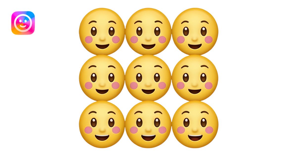 Create emoticons for me with a face in different emotions, these are ...