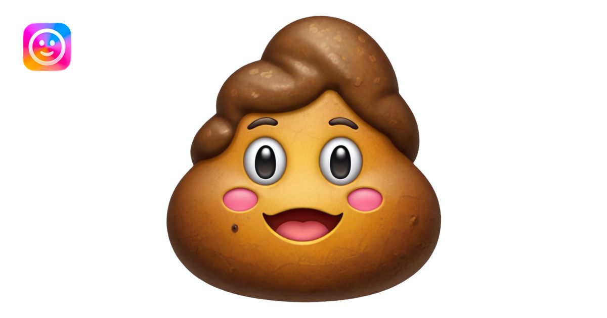 Poop emoji with supermicro logo emoji | AI Emoji Generator