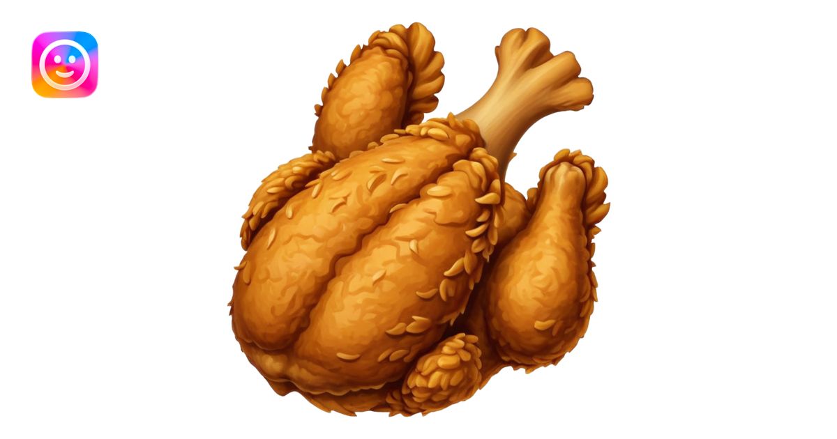 fried chicken emoji | AI Emoji Generator