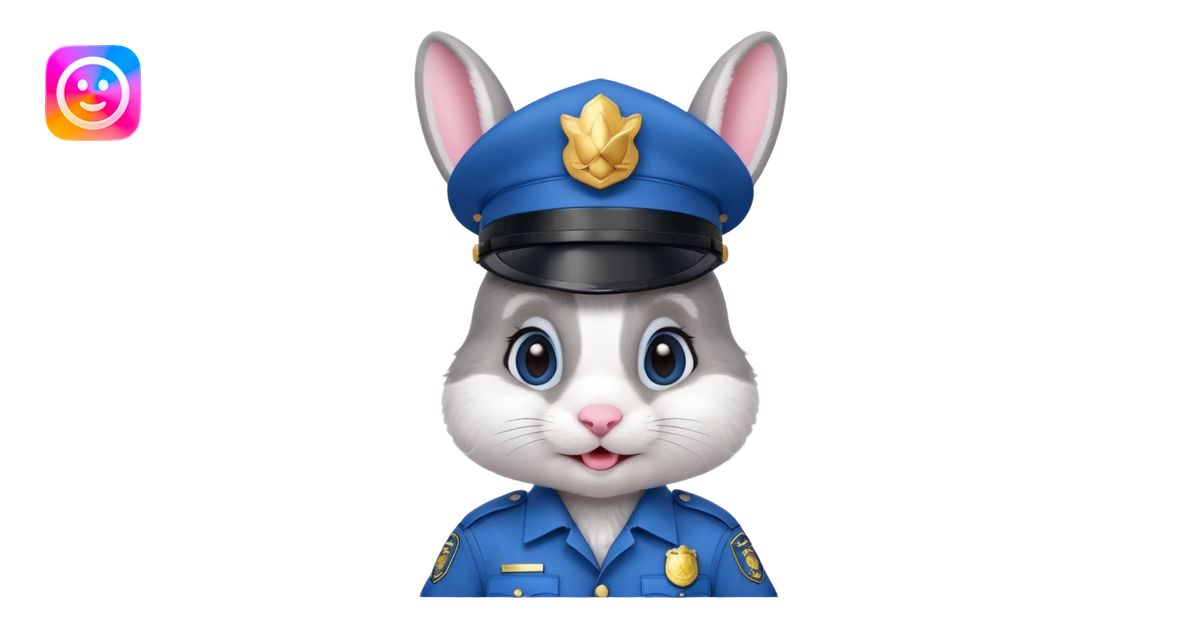 cute-rabbit-police-blue-uniform-including-helmet-of-uniform-emoji-ai