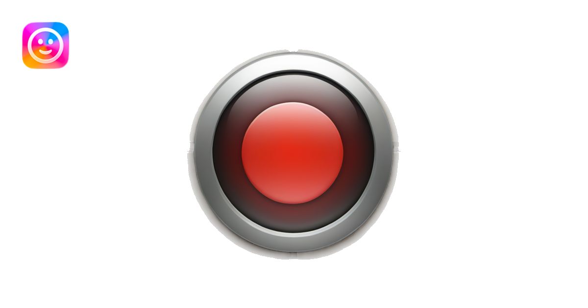 stop recording button which has red circle & a red square at the centre ...