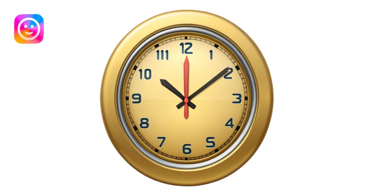 Clock it emoji emoji | AI Emoji Generator