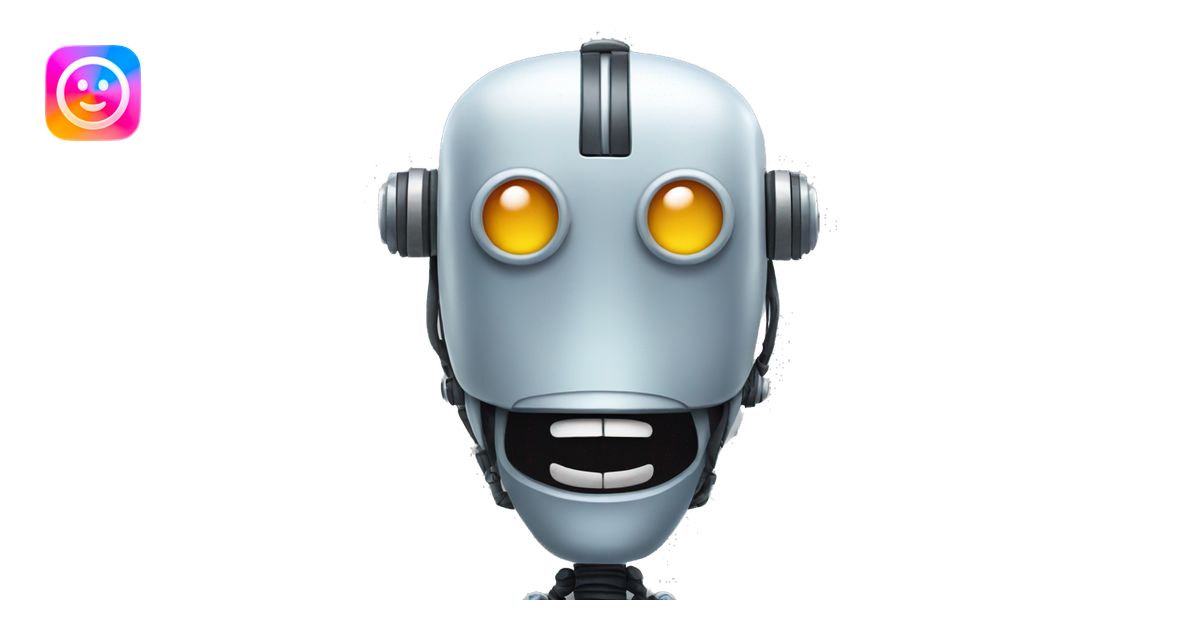 robot silly emoji | AI Emoji Generator