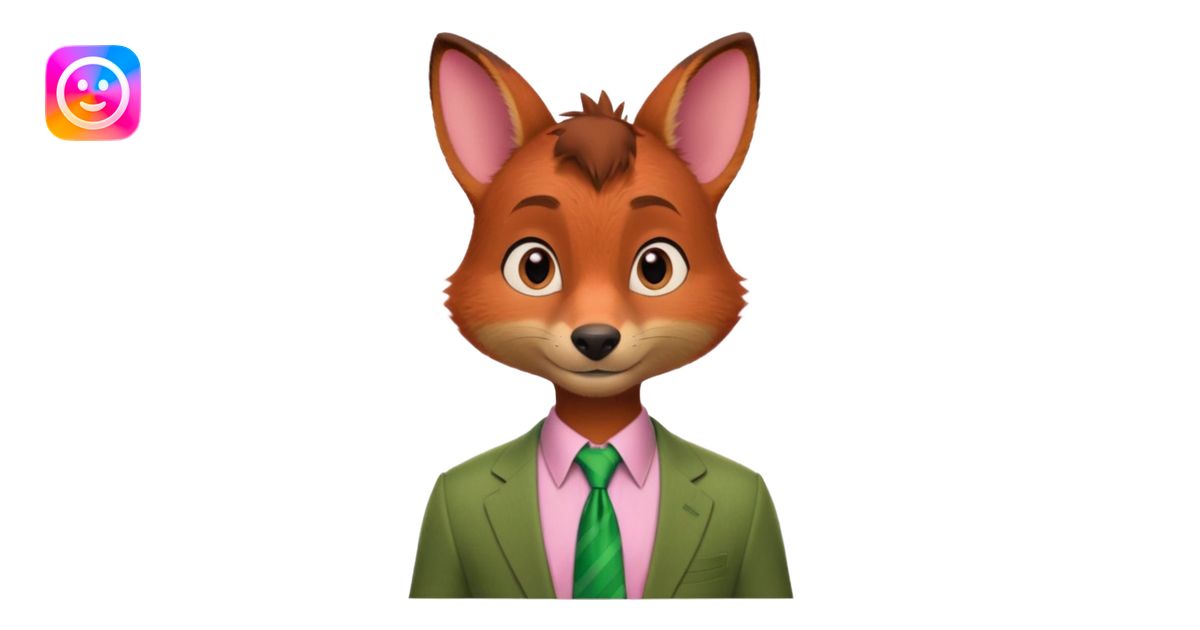 Nick Wilde (pink shirt, green tie, no suit) from the Zootopia Disney ...