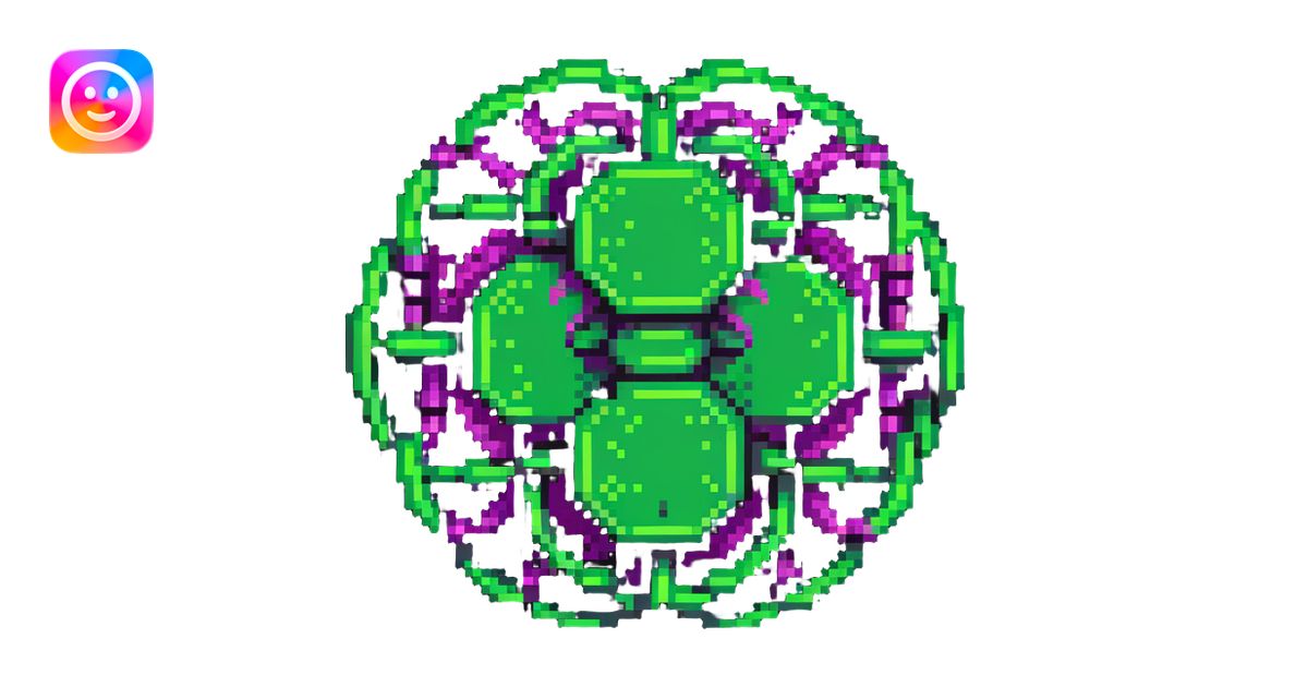 minimalist cartoon emoji of a neural network node cluster, LLM/AI theme ...