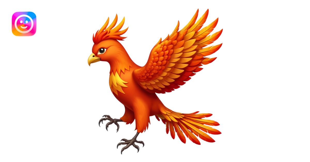 Phoenix emoji | AI Emoji Generator