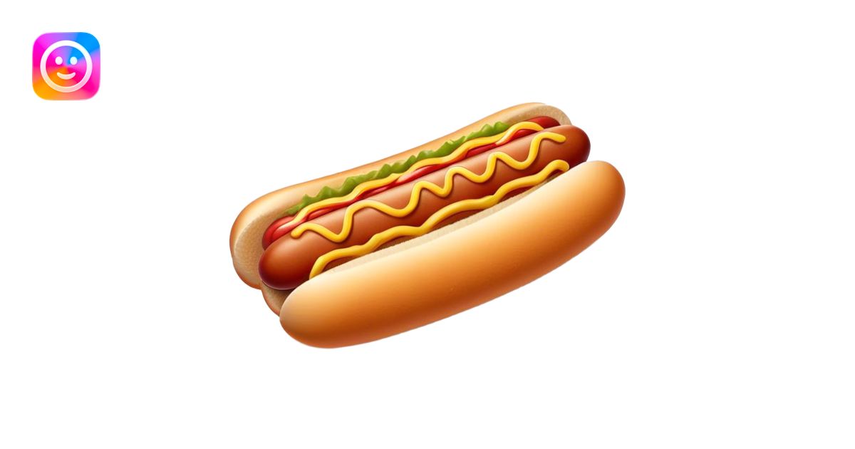 Hot dog wiener emoji | AI Emoji Generator