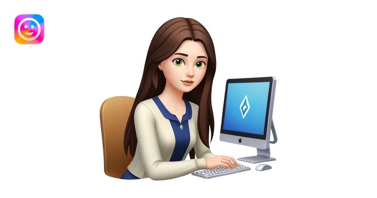 beautiful pale brunette girl with long hair playing the sims4 on her ...