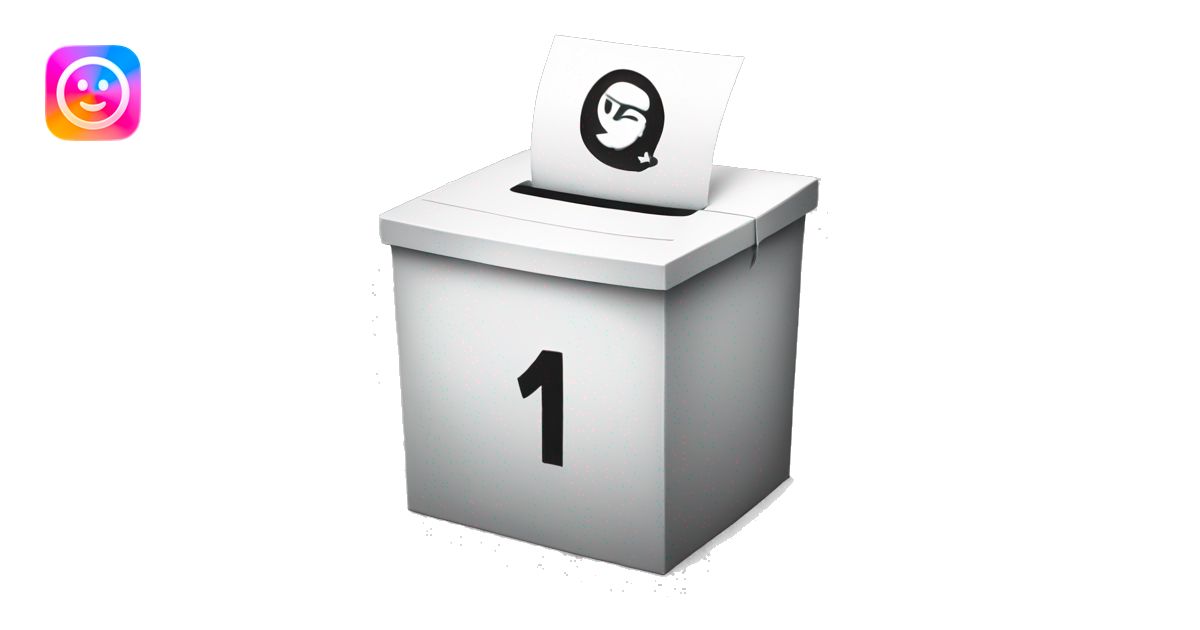 ballot box emoji | AI Emoji Generator