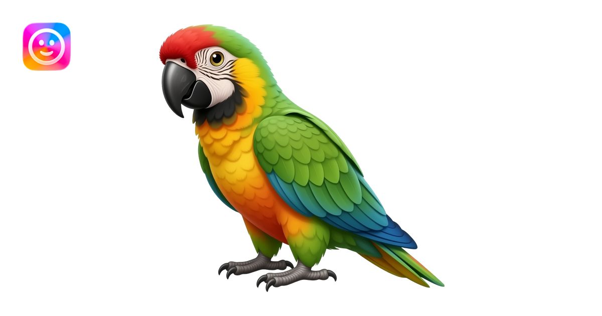 Senegal parrot emoji | AI Emoji Generator