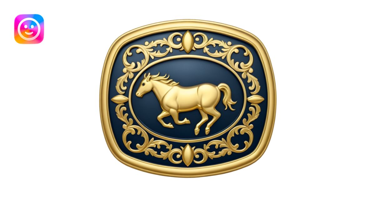 rodeo belt buckle emoji | AI Emoji Generator