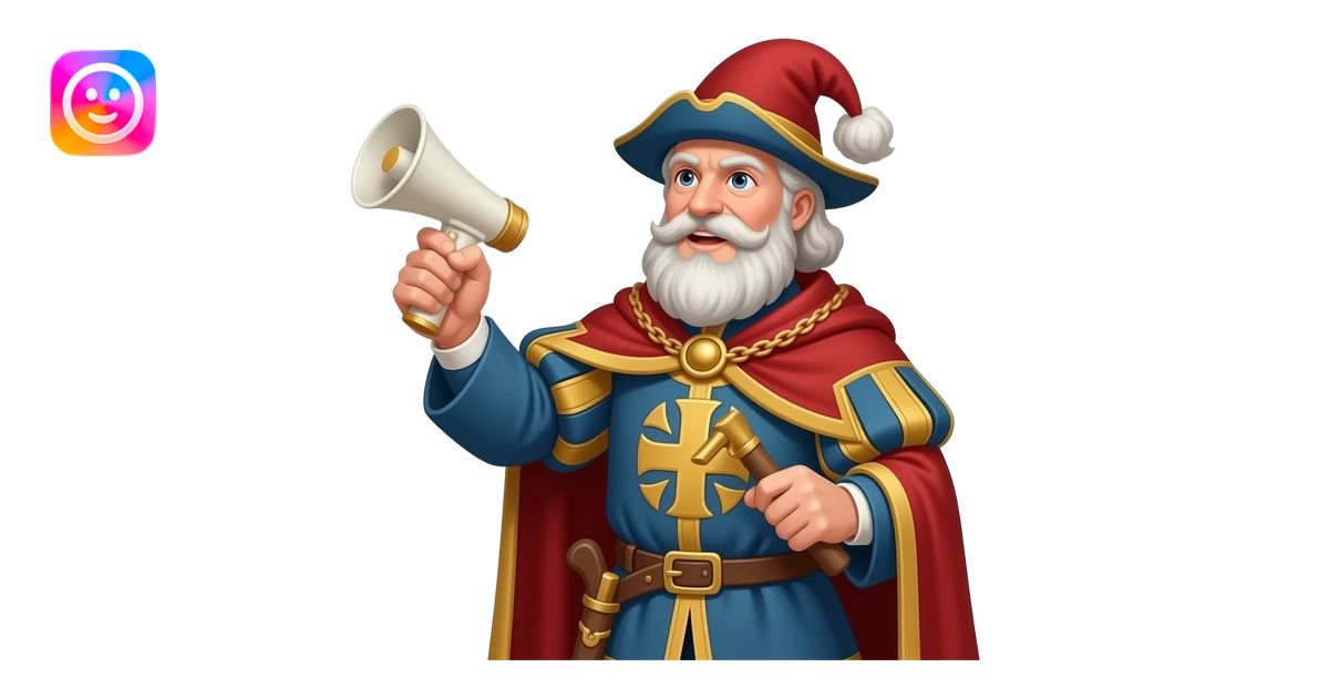 20. Medieval Town Crier Old-fashioned village announcer dramatically ...
