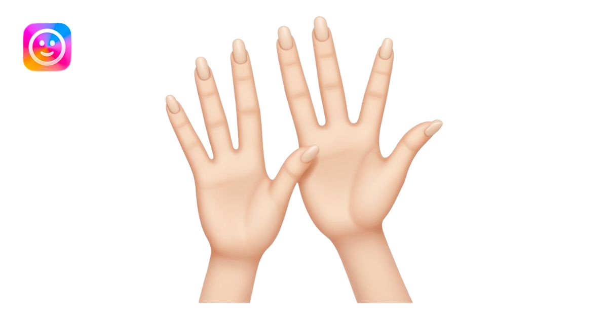 hands moving up and down emoji | AI Emoji Generator