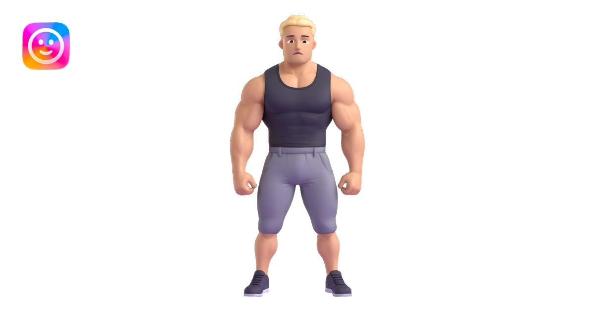 Hun from Teenage Mutant Ninja Turtles, muscular gang leader emoji | AI ...