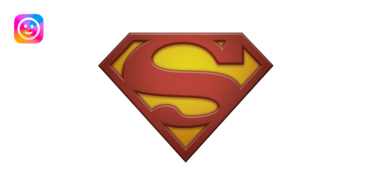 Superman logo emoji | AI Emoji Generator