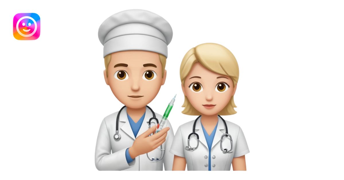 Doctor nurse injection emoji | AI Emoji Generator