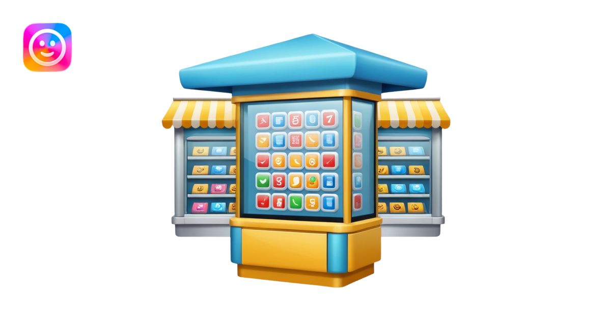 kiosk in a shopping center emoji | AI Emoji Generator