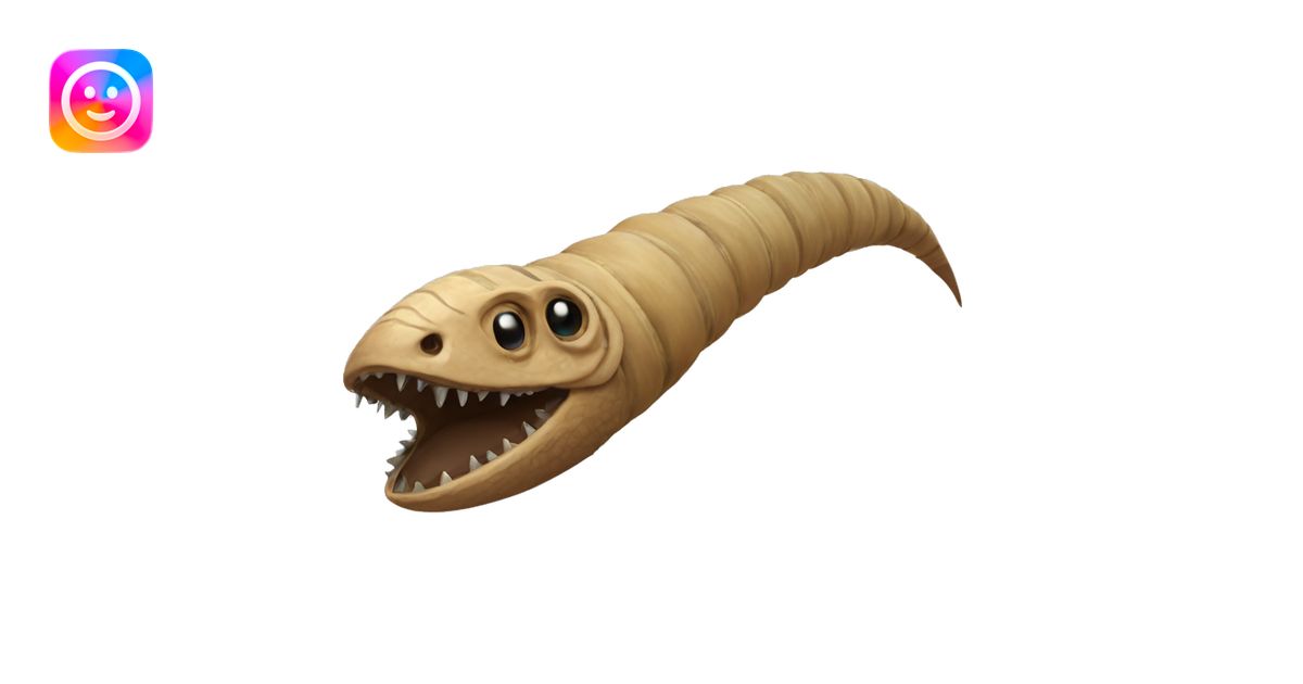 Sandworm of Dune emoji | AI Emoji Generator