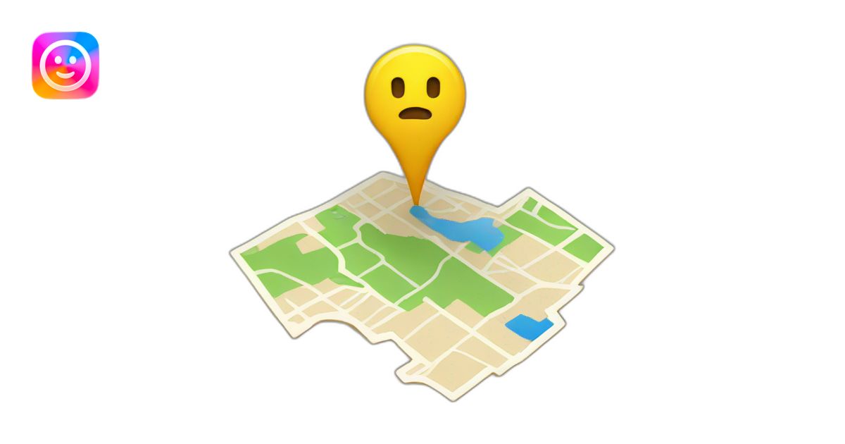 map pin emoji | AI Emoji Generator