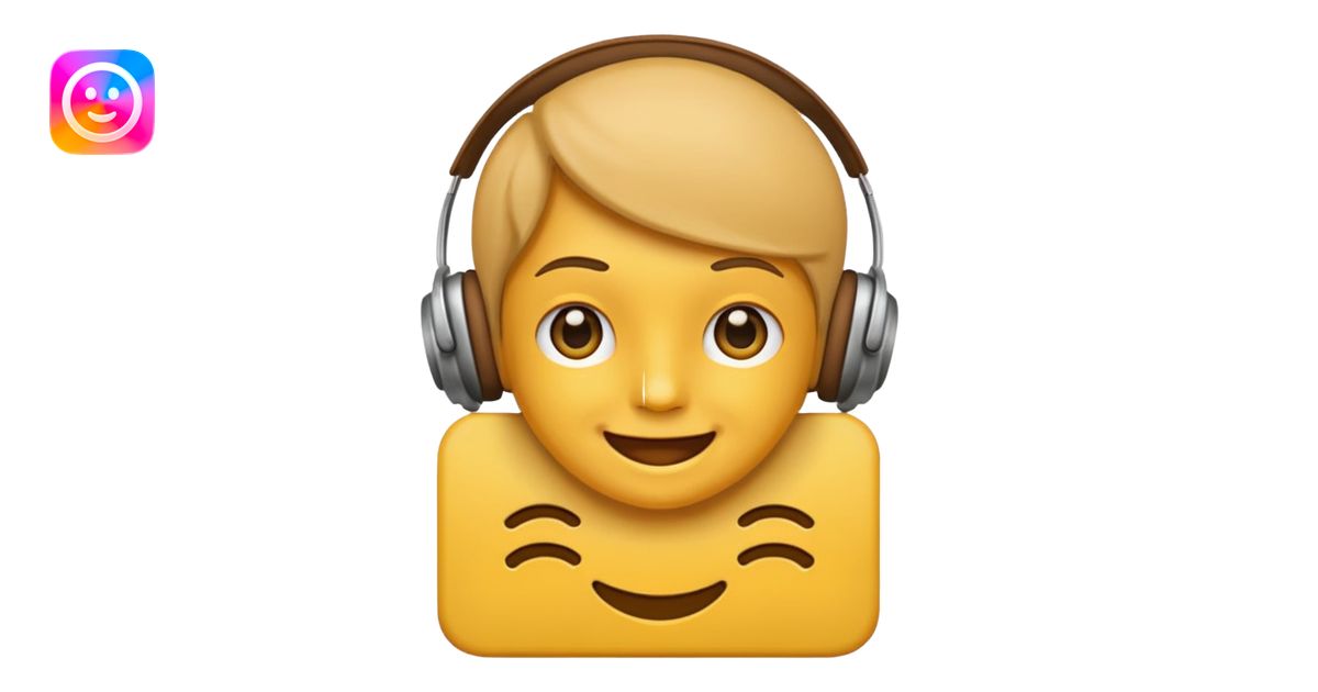 Whatsapp Emoji face listening emoji | AI Emoji Generator