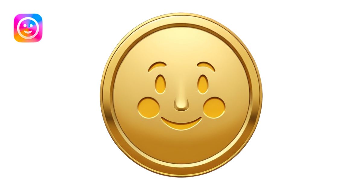 gold coin emoji | AI Emoji Generator