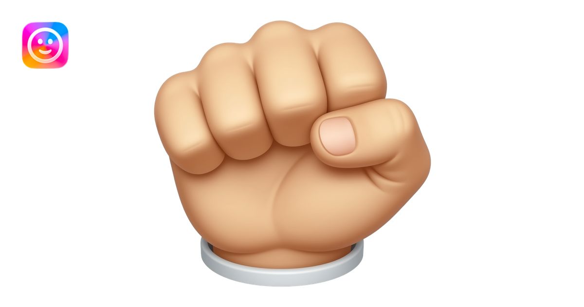 KNUCKLES emoji | AI Emoji Generator