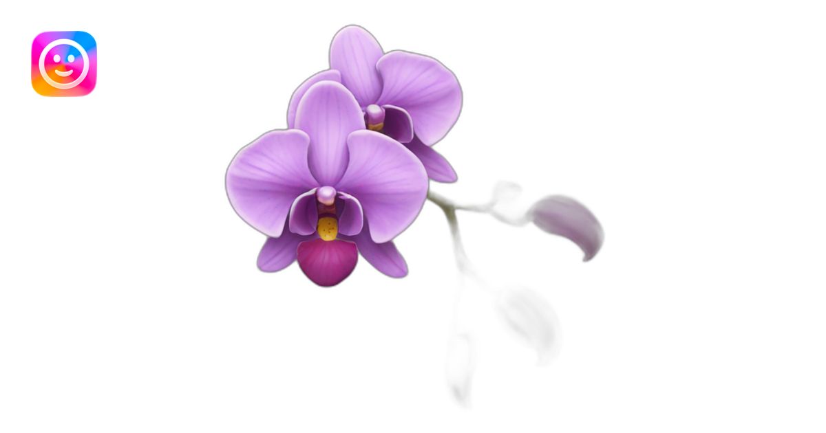 Orchidea that looks like it came from the Avatar movie emoji | AI Emoji ...