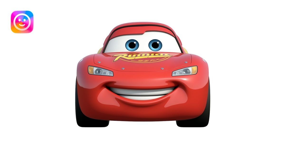 Lightning McQueen emoji | AI Emoji Generator