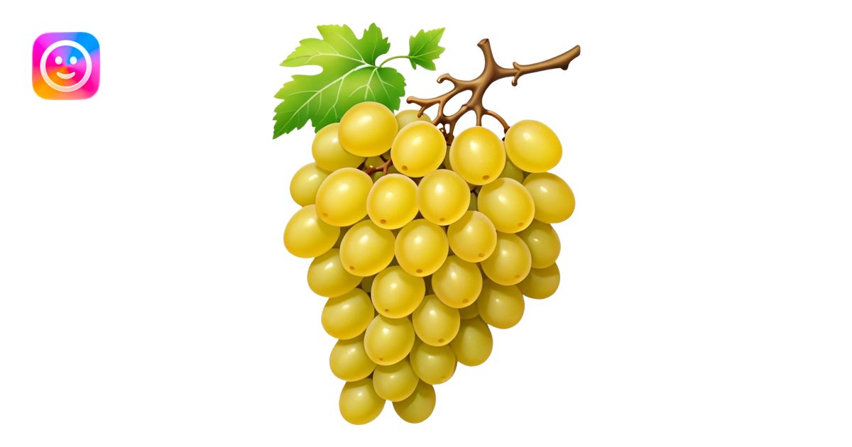 yellow grape emoji | AI Emoji Generator